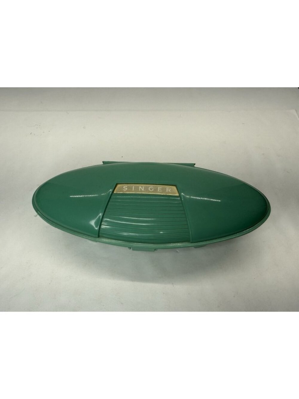 Vintage Singer Buttonholer Sewing Machine Attachment Green Case
